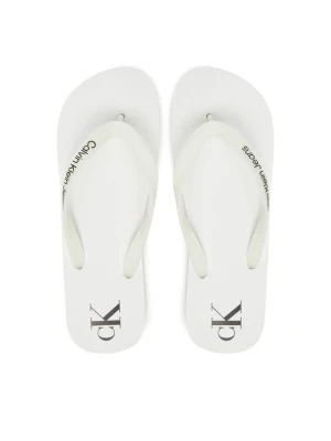 Japonki Calvin Klein Jeans Beach Sandal Transparent Tpu YM0YM01267 Biały