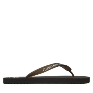 Japonki Calvin Klein Jeans Beach Sandal Transparent Tpu YW0YW01829 Czarny