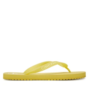 Japonki Calvin Klein Jeans Beach Sandal Transparent Tpu YW0YW01829 Żółty