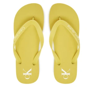 Japonki Calvin Klein Jeans Beach Sandal Transparent Tpu YW0YW01829 Żółty