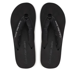 Japonki Calvin Klein Jeans Beach Wedge Sandal Padded Ny YW0YW01397 Czarny