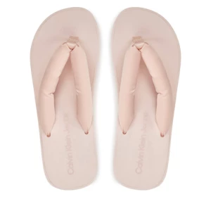 Japonki Calvin Klein Jeans Beach Wedge Sandal Padded Ny YW0YW01397 Różowy