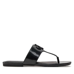 Japonki Calvin Klein Jeans Flat Sandal Slide Toepost Mg Met YW0YW01342 Black BEH