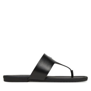 Japonki Calvin Klein Jeans Flat Sandal Toepost Mg YW0YW01691 Czarny