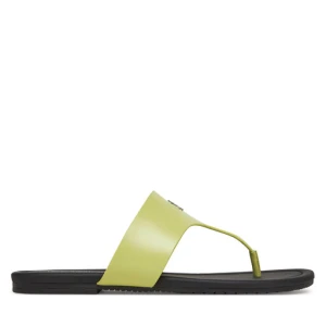 Japonki Calvin Klein Jeans Flat Sandal Toepost Mg YW0YW01691 Zielony