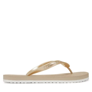 Japonki Calvin Klein Jeans Thong+ Tpu Metallic YW0YW01720 Beżowy