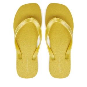 Japonki Calvin Klein Jeans Thong+ Tpu Metallic YW0YW01720 Żółty