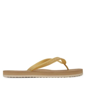Japonki Calvin Klein Jeans Thong+ Tpu YM0YM01265 Beżowy
