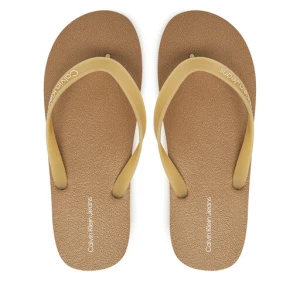 Japonki Calvin Klein Jeans Thong+ Tpu YM0YM01265 Beżowy