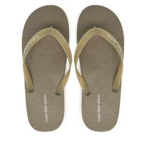 Japonki Calvin Klein Jeans Thong+ Tpu YM0YM01265 Brązowy