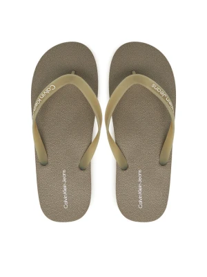 Japonki Calvin Klein Jeans Thong+ Tpu YM0YM01265 Brązowy