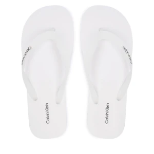 Japonki Calvin Klein Logo Strap HM0HM02105 Biały