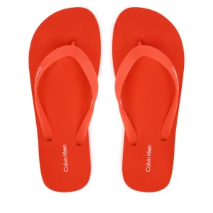 Japonki Calvin Klein Logo Strap HM0HM02105 Pomarańczowy