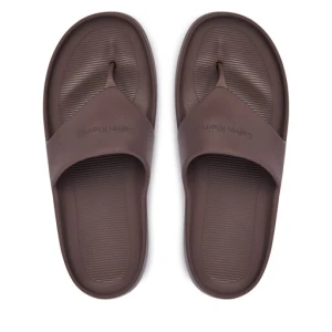 Japonki Calvin Klein One Piece Eva Flip Flop Thong HW0HW02957 Brązowy