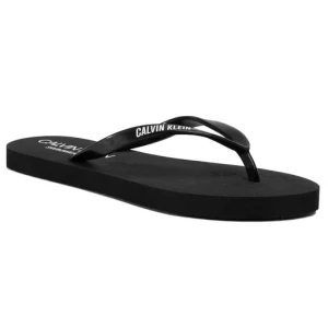 Japonki Calvin Klein Swimwear FF Sandals KW0KW01032 Czarny