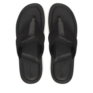 Japonki Calvin Klein Toepost Cv Logo HM0HM01745 Czarny