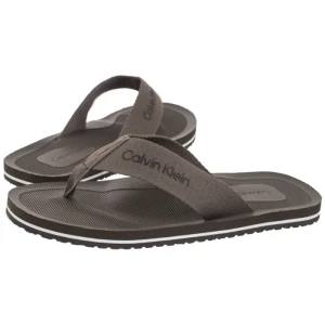 Japonki City Thong Slide Triple Morel HM0HM02106 PDK (CK743-b) Calvin Klein