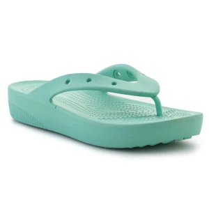 Japonki Crocs Classic Platfrom Flip  Oxygen 207714-3UG zielone