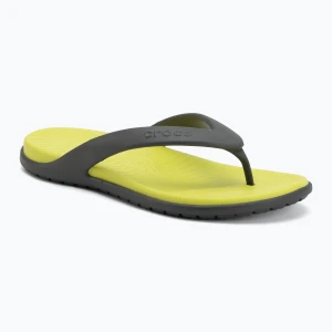 Japonki Crocs Coast Flip slate grey/citrus