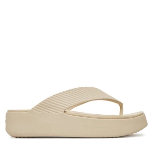 Japonki Crocs Getaway Groove Platform Flip 210700 Beżowy