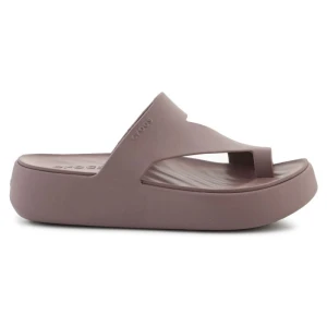 Japonki Crocs Getaway Platform Toe Loop 210834-0LF brązowe