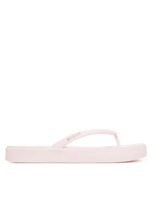 Japonki Crocs Miami Square Flatform Flip 214161 Różowy jasny