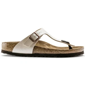 Japonki damskie białe Birkenstock Gizeh BF