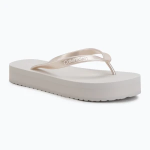 Japonki damskie Calvin Klein HW0HW03120 Flatform silver