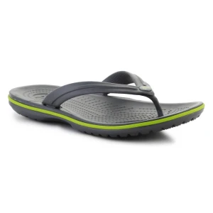 Japonki damskie Crocs Crocband Flip 11033-0A1 szare