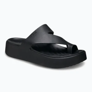 Japonki damskie Crocs Getaway Platform Toe Loop black