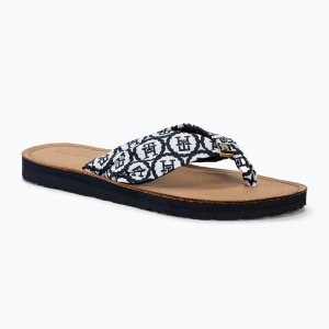 Japonki damskie Tommy Hilfiger Emblem Elevated Beach Sandal space blue