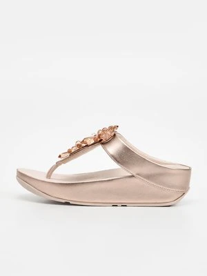 Japonki FitFlop beżowy