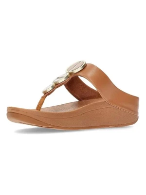 Japonki FitFlop beżowy