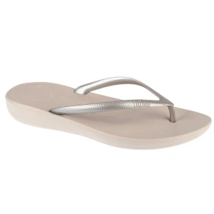 Japonki FitFlop Iqushion Ergonomic E54-011 srebrne srebrny