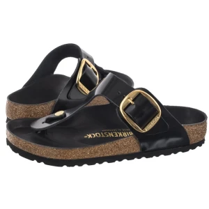 Japonki Gizeh Big Buckle High-Shine Black 1021467 (BK253-a) Birkenstock