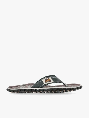 Japonki Gumbies Islander Canvas Flip-Flops - cool grey/grey