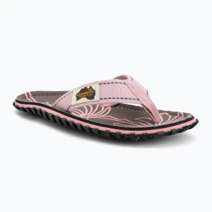 Japonki Gumbies Islander palm leaf pink
