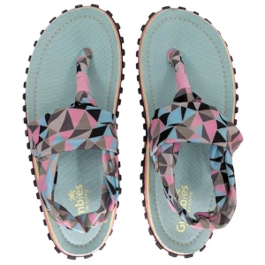 Japonki Gumbies Slingback W G-SB-WN-GEOM wielokolorowe