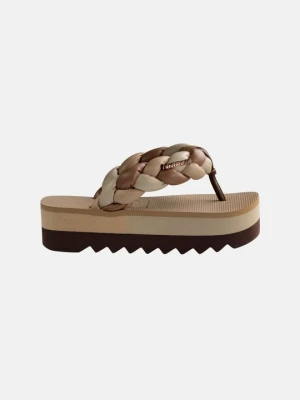Japonki Havaianas brązowy