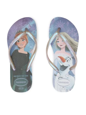 Japonki Havaianas FROZEN 41372662204 Kolorowy