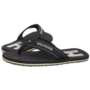 Japonki Hilfiger H Padded Beach Sandal Black FM0FM05536 BDS (TH1348-b) Tommy Hilfiger