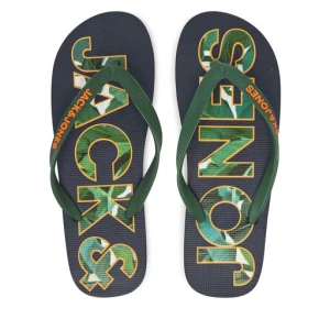 Japonki Jack & Jones Jfwlogo Palm Print Flip Flop Ln 12230642 Granatowy