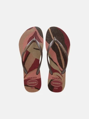 Japonki kąpielowe Havaianas bordowy