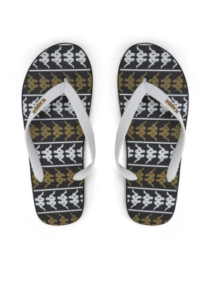 Japonki Kappa 371D2UW White - Black - Green Military Kolorowy