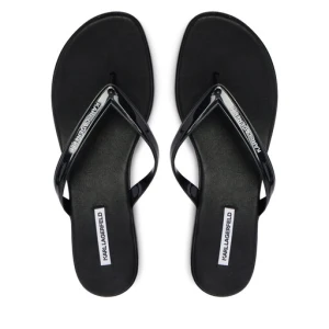 Japonki KARL LAGERFELD Jelly Heel KL83006 Czarny