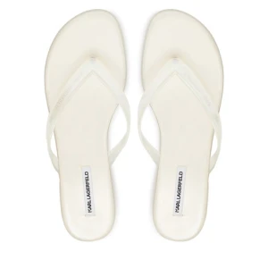 Japonki KARL LAGERFELD Jelly Hell KL83006 VT1 Biały