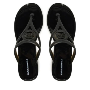Japonki KARL LAGERFELD Jelly Thong KL80007A Czarny