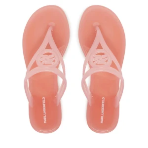 Japonki KARL LAGERFELD Jelly Thong KL80007A Różowy