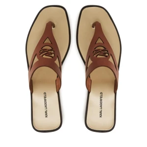 Japonki KARL LAGERFELD Skoot II KL80407 Brązowy