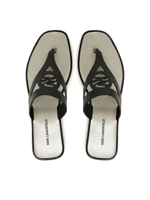 Japonki KARL LAGERFELD Skoot II KL80407 Czarny